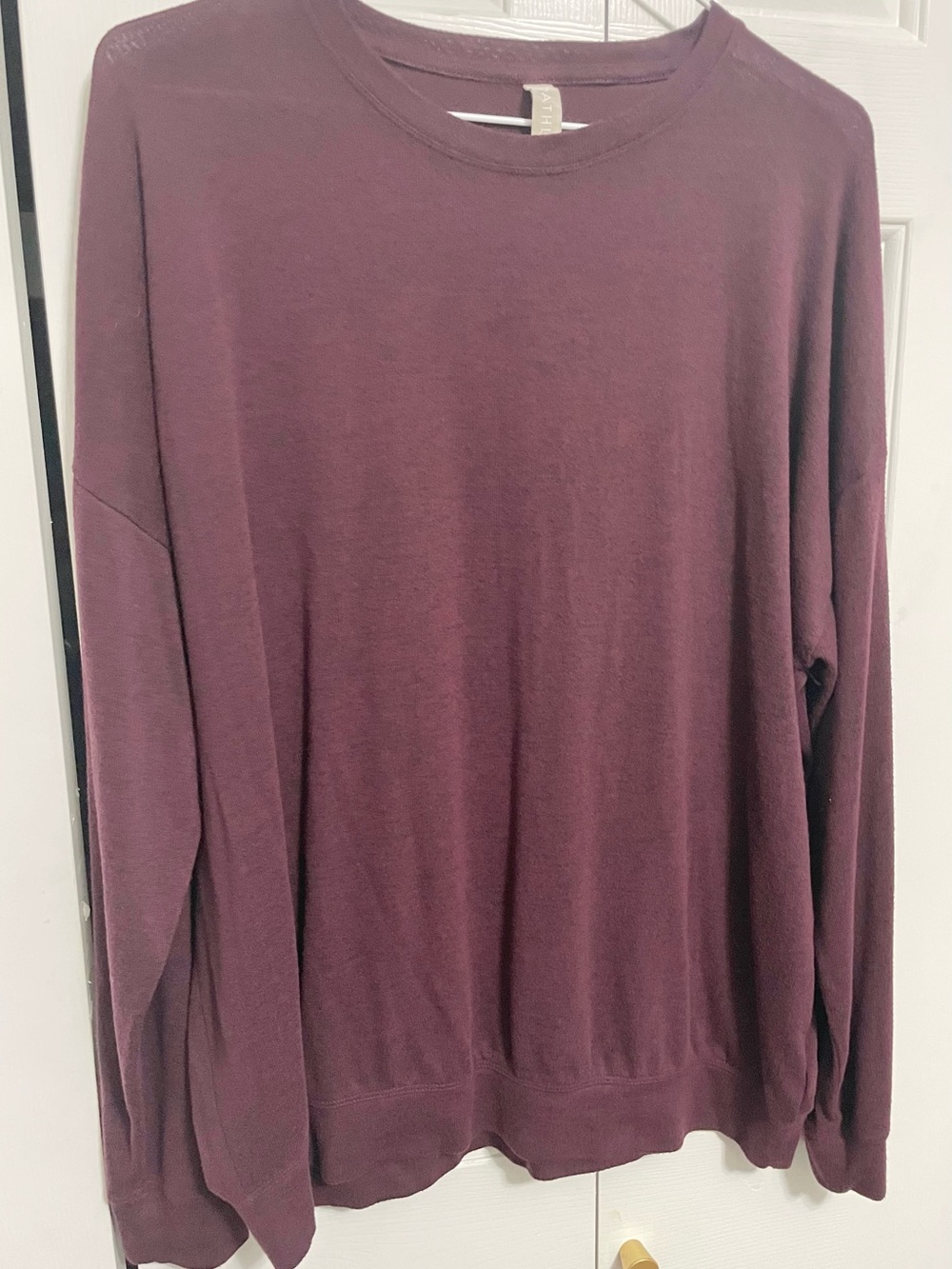 Athleta Crewneck Sweater in Plum